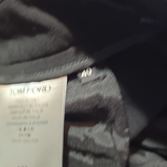 Tom Ford Womens Black Trousers Size 40 Made In Italy - Picture 10 of 12